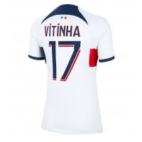 Paris Saint-Germain Vitinha Ferreira #17 Vieraspaita Naiset 2023-24 Lyhythihainen